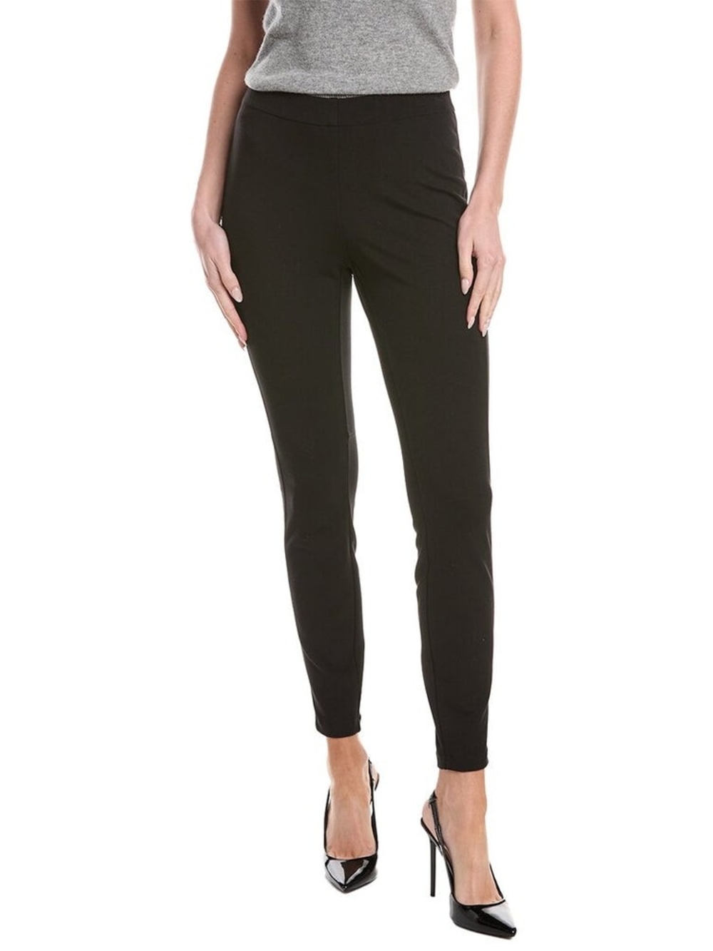 Lafayette 148 New York Ryders Stretch Leggings Small Minimalist Quiet Luxury